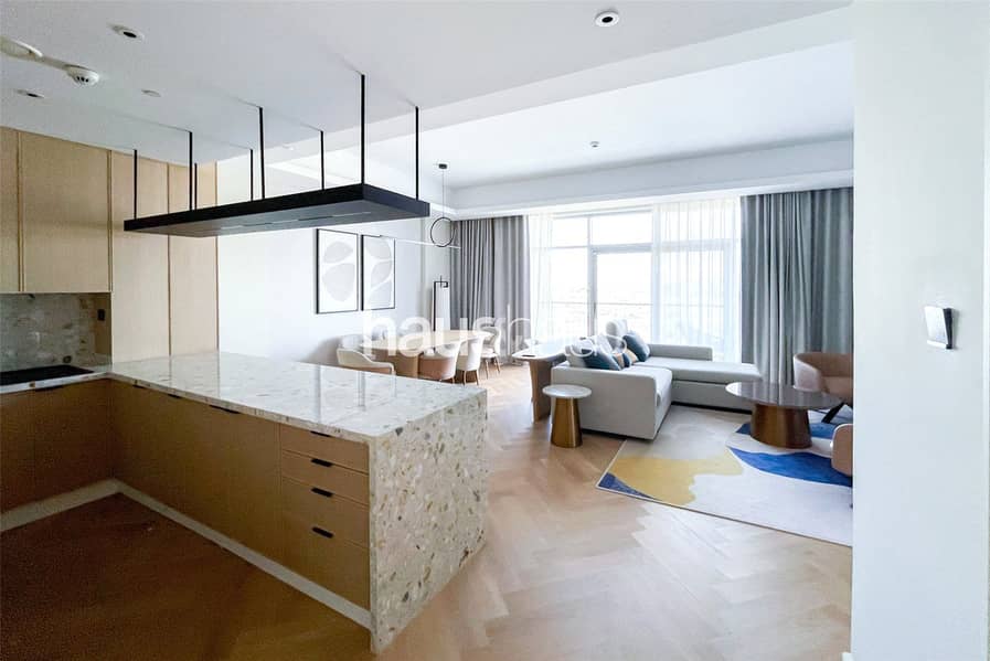 Large Balcony | Burj views | Furnished