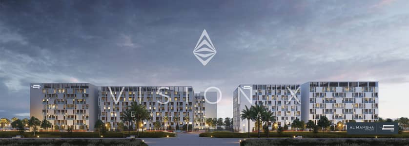 2 Bedroom Apartment for Sale in Muwaileh, Sharjah - Exterior Render 2 - Al Mamsha Raseel. jpg