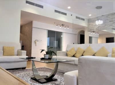 2 Bedroom Apartment for Rent in Jumeirah Beach Residence (JBR), Dubai - living room full. jpeg