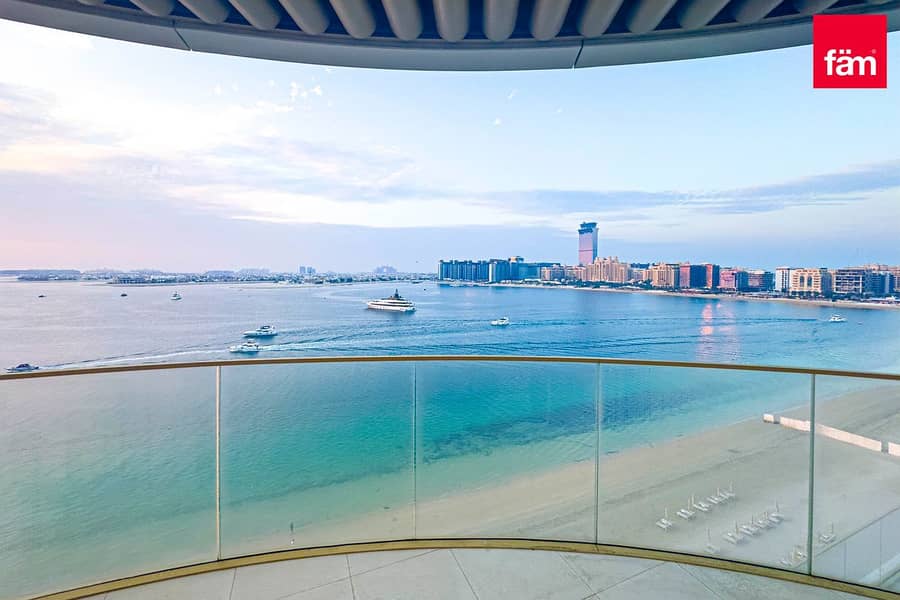 FULL PALM VIEWS | CURVED TERRACE | LARGEST LAYOUT