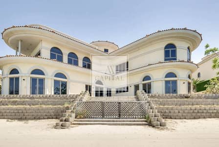 5 Bedroom Villa for Sale in Palm Jumeirah, Dubai - Wide Water | Extended BUA | Sea View | 5 Bedroom