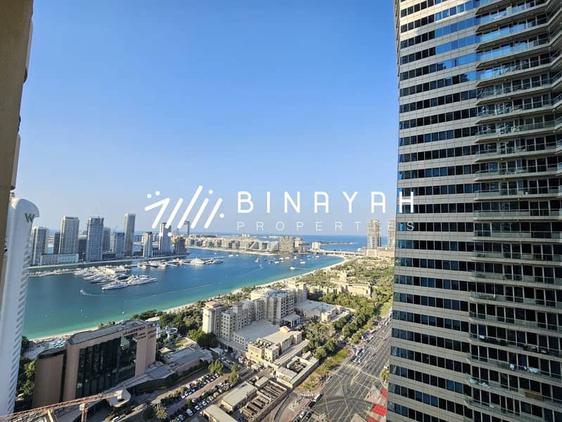 位于迪拜码头，滨海皇冠塔楼 2 卧室的公寓 180000 AED - 10792691