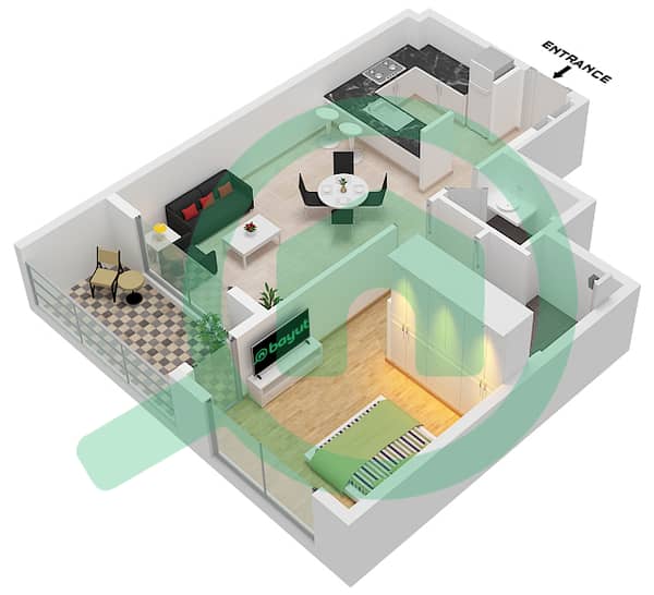 Type C Unit 4-6, Floor 2-5
