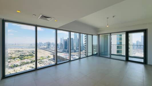 3 Bedroom Apartment for Rent in Za'abeel, Dubai - Vacant | Burj Khalifa View | Corner Unit