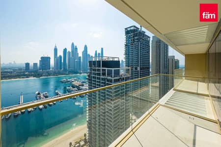 2 Bedroom Apartment for Rent in Dubai Harbour, Dubai - Full Marina Views | High floor | Private Beach