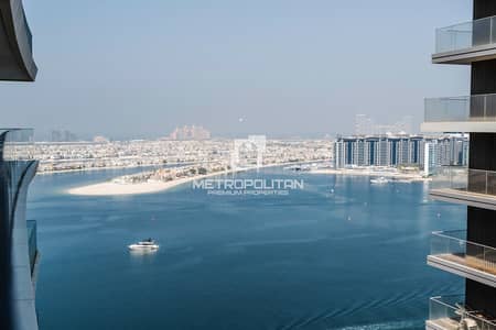 1 Bedroom Apartment for Rent in Dubai Harbour, Dubai - Fully furnished | Palm and Sea Views | 12 Cheques