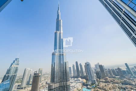 3 Bedroom Apartment for Rent in Downtown Dubai, Dubai - High Floor | Full Burj and Fountain View