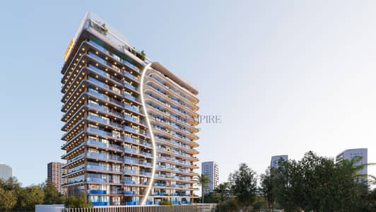 Studio for Sale in Dubai Land Residence Complex, Dubai - Side Elevation. jpg