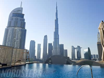 1 Bedroom Flat for Rent in Downtown Dubai, Dubai - Furnished Service 1BR with Stunning View