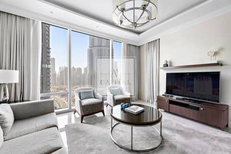 1 Bedroom Apartment for Rent in Downtown Dubai, Dubai - Full Burj Khalifa and Fountain View | Bills Incl