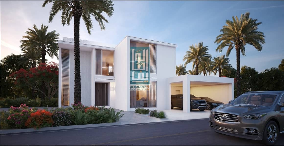 great villa In good golf course in Dubai payment plan after handover for 3 years