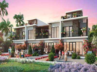 5 Bedroom Townhouse for Sale in DAMAC Lagoons, Dubai - 5Bed Single Row | Next to Lagoon | Near Completion