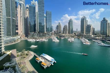 1 Bedroom Apartment for Rent in Dubai Marina, Dubai - Marina and Palm | Unfurnished | Biggest Layout