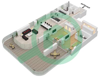 Orla - 2 Bedroom Apartment Unit 11 FLOOR 6 Floor plan