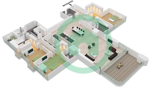 Orla - 3 Bedroom Apartment Unit 2 FLOOR 9 Floor plan