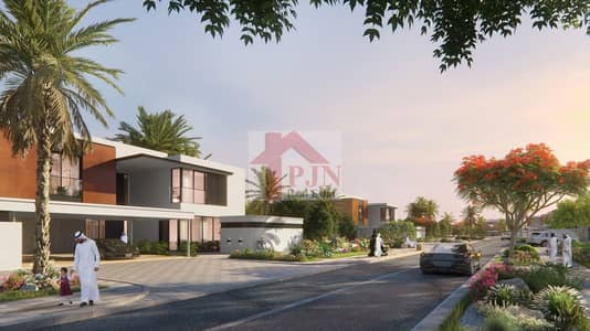 6 Bedroom Villa for Sale in Saadiyat Island, Abu Dhabi - 3- Z1-V6_STREETSCAPE VIEW_2. jpg