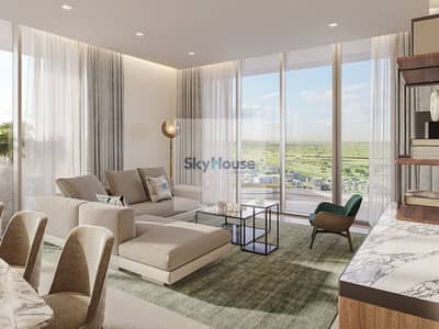 1 Bedroom Flat for Sale in Dubai Hills Estate, Dubai - Fortimo_livingroom2 1. png