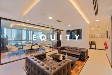 Office for Rent in Jumeirah Lake Towers (JLT), Dubai - High Floor | Exquisitely Furnished | Near Metro