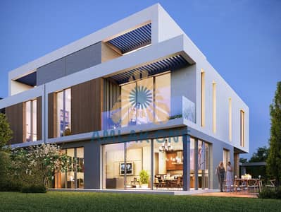 阿尔雷姆岛， 阿布扎比 4 卧室别墅待售 - Twin Villas Rear Minimal. jpg