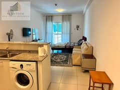 Furnished Studio with Balcony Near Business Bay Monthly Payments