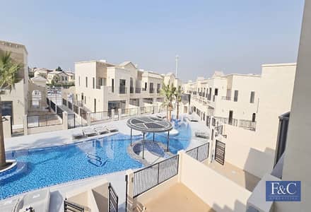 3 Bedroom Townhouse for Rent in Jumeirah Golf Estates, Dubai - Lagon Facing |3Bed+Maid| Luxury Finishing