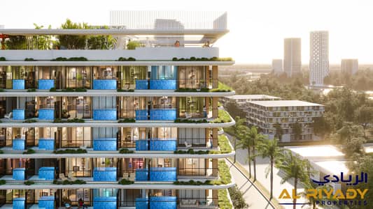 2 Cпальни Апартаменты Продажа в Комплекс Дубай Резиденс, Дубай - Balcony. jpg
