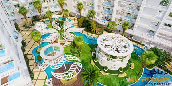 2 Cпальни Апартаменты Продажа в Дубайский Научный Парк, Дубай - Leisure Deck View. jpg