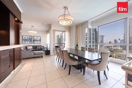3 Bedroom Flat for Rent in Downtown Dubai, Dubai - Fountain View | Fully Furnished | Spacious