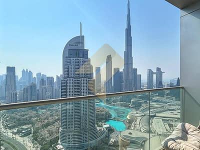 2 Bedroom Apartment for Rent in Downtown Dubai, Dubai - Burj Khalifa and Fountain View l Bills Included