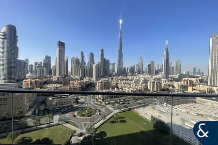 2 Bedroom Apartment for Rent in Downtown Dubai, Dubai - 2 Bed+Study | Full Burj View | Upgraded