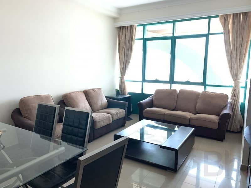 Furnished 1 bedroom in Marina Crown with Sea view