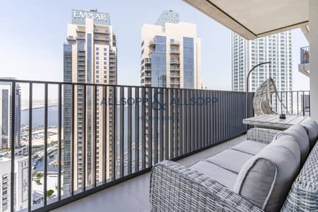 شقة 2 غرفة نوم للايجار في مرسى خور دبي، دبي - Balcony Area
