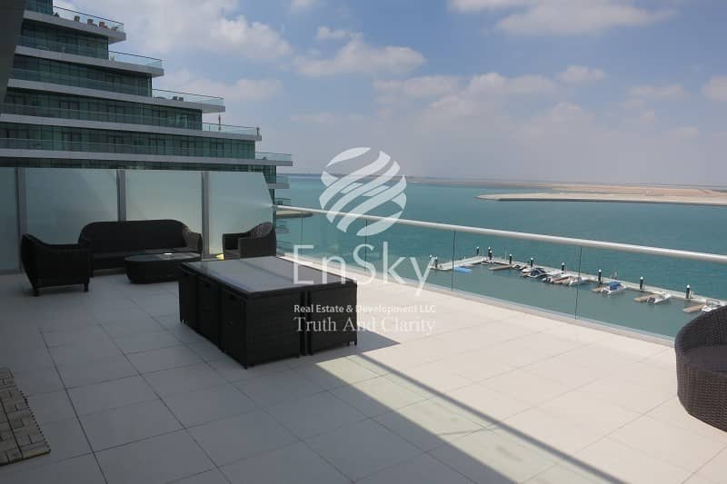 Waterfront Huge Balcony with Full Sea view
