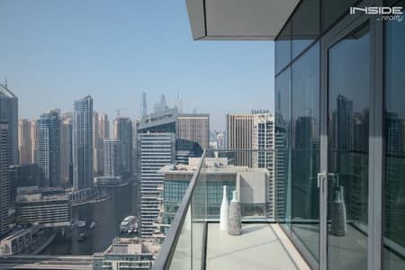 2 Bedroom Apartment for Rent in Dubai Marina, Dubai - Furnished 2 Bed Unit on Higher Floor | Vacant