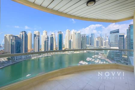 3 Bedroom Flat for Rent in Dubai Marina, Dubai - Very Spacious | Marina View | Chiller Free