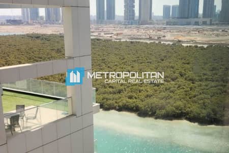 Studio for Sale in Al Reem Island, Abu Dhabi - Mangrove View | Fully Furnished | Studio+Storage