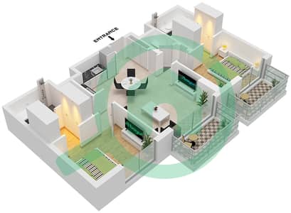 Grove - 2 Bedroom Apartment Type A15 Floor plan
