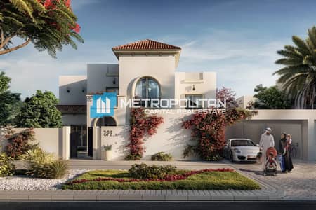 4 Bedroom Villa for Sale in Al Shamkha, Abu Dhabi - Offplan Resale| 4BR Modern Arabic Style| PP 40/60