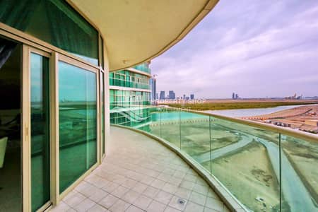 فلیٹ 2 غرفة نوم للبيع في جزيرة الريم، أبوظبي - 2-br-apartment-al-reem-island-shams-abu-dhabi-beach-tower-b-balcony. JPG