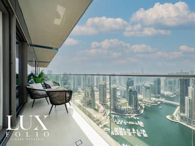 1 Bedroom Flat for Rent in Dubai Marina, Dubai - Full Marina View | High Floor | Available Now