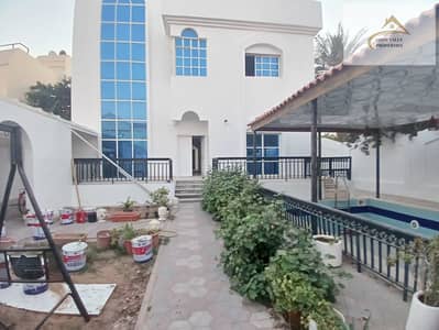 LAHWISH 4 BHK VILLA JUST 140K MAIDSROOM ATTACH BATHROOM AL MASTER BEDROOMS SWIMMJNG POOL GARDEN & PARKING AREA READY TO MOVE