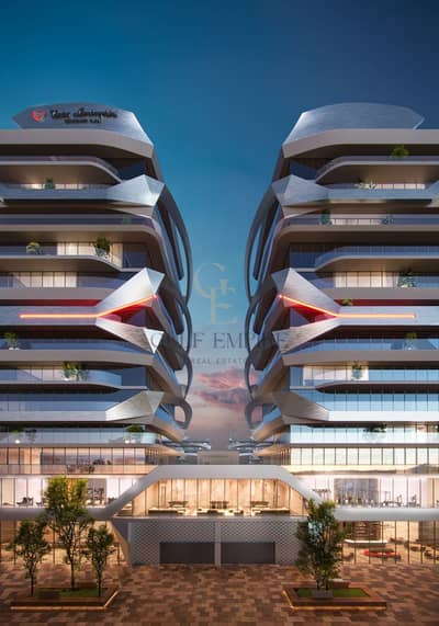 2 Bedroom Flat for Sale in Meydan City, Dubai - Zoomed Facad. png