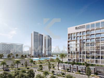 2 Bedroom Apartment for Sale in Meydan City, Dubai - Lagoon & Park view. jpg