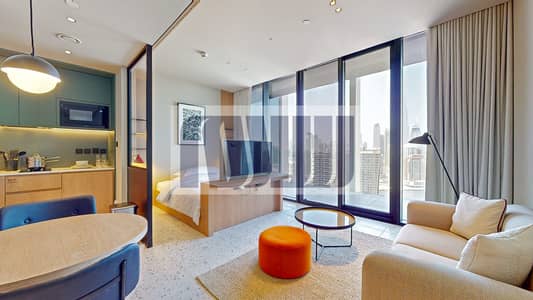 استوديو  للايجار في الخليج التجاري، دبي - UPSIDE-Living-The-Lifestyle-Burj-Khalifa-Views-09122023_155427. jpg