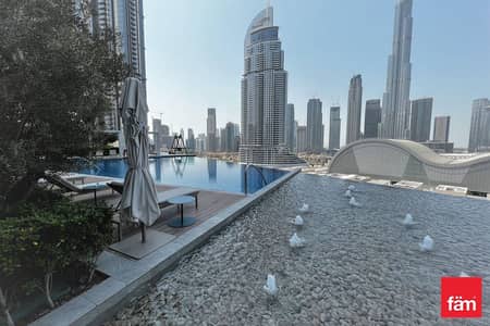 2 Bedroom Apartment for Rent in Downtown Dubai, Dubai - Burj view | Middle floor | Spacious