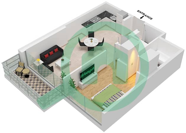 Type 1A Unit 3,10 Floor 4-18,22-44