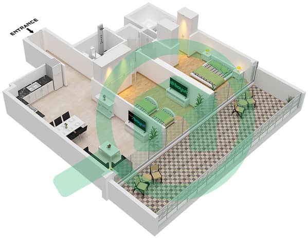 Type 1A-2 Unit 6 Floor 4