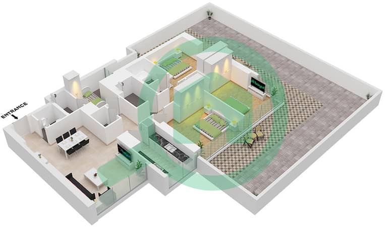 Type 1B-2 Unit 4 Floor 4