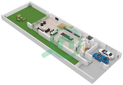 普拉格特 32 - 4 卧室别墅类型／单位A / UNIT CORNER戶型图