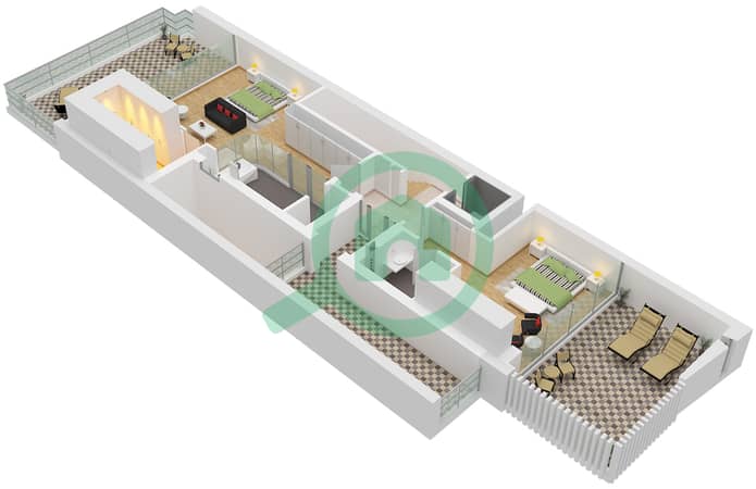 Type B Unit Corner Floor Second